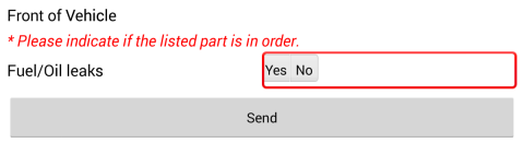 An example of form validation