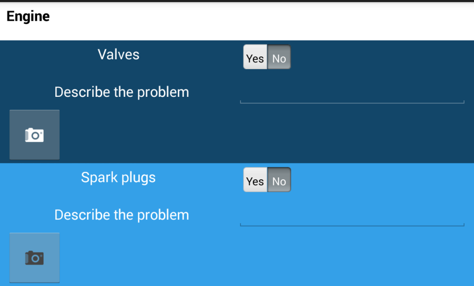 Alternating background color for the segmented control rows, and submitter panels that match their parent controls