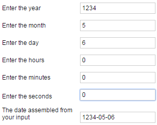 The todate() function adds the month and days arguments to the base date to calculate the dtl from the arguments